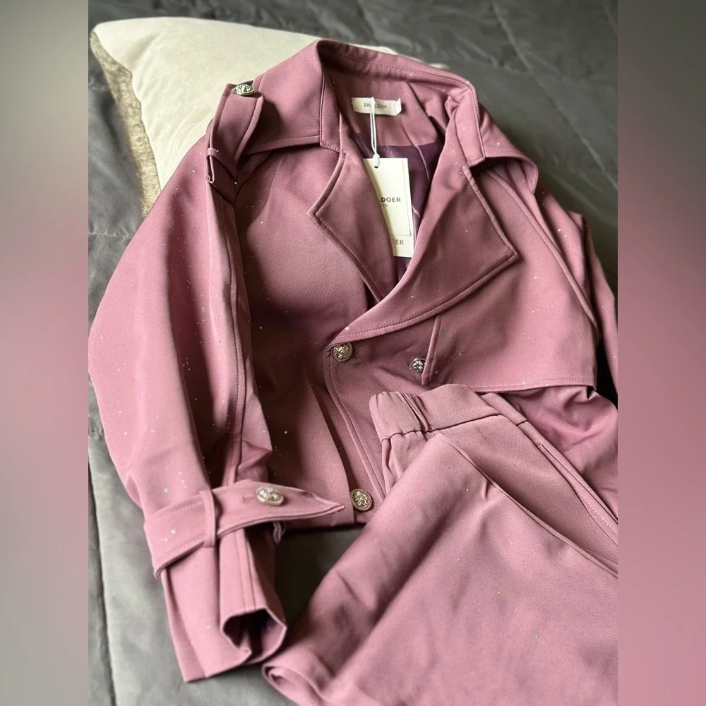 Early Autumn Outfit Two-Piece Matching Set